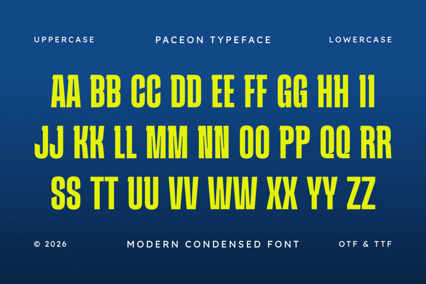 Paceon Font
