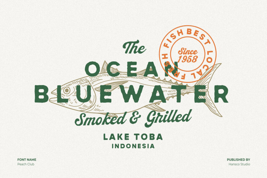 Peach Club Font Family
