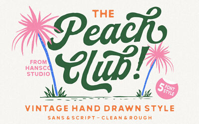 Peach Club Font Family