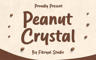 Peanut Crystal Font