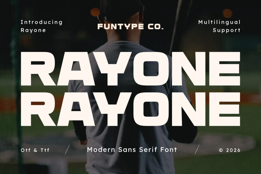 Rayone Font