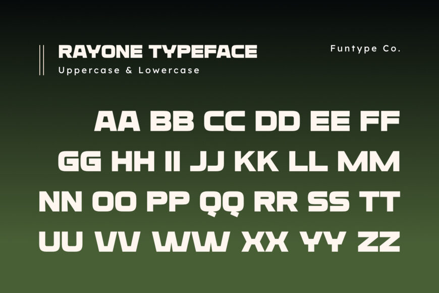 Rayone Font