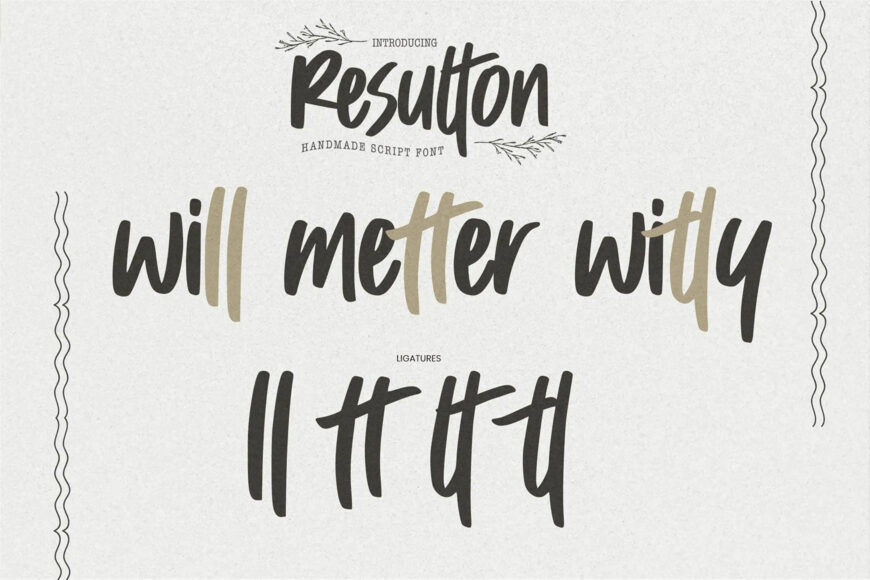 Resulton Font