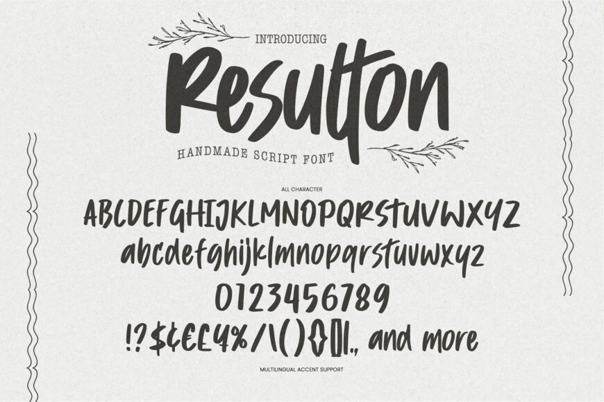 Resulton Font