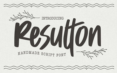 Resulton Font