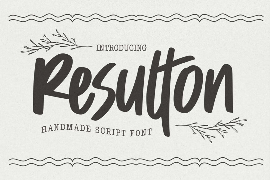 Resulton Font