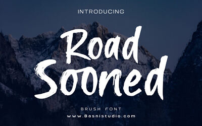Road Sooned Font