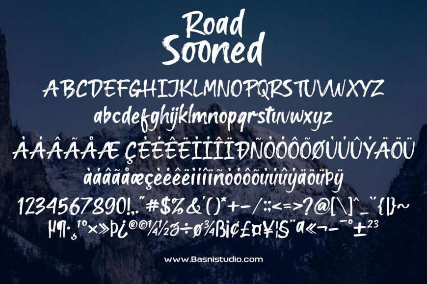 Road Sooned Font