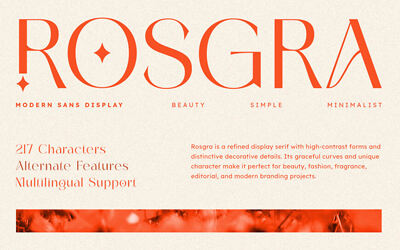 Rosgra Font