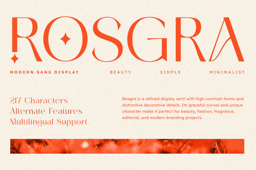 Rosgra Font