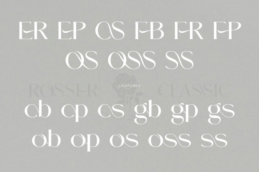 Rosser Font