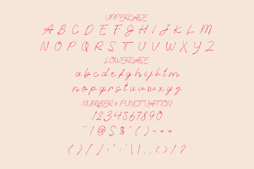 Rosy Meadow Font