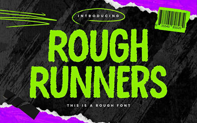 Rough Runners Font