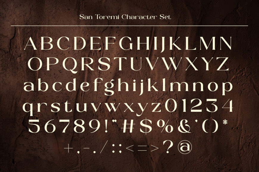 San Toremi Font