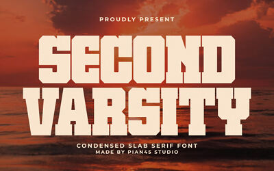 Second Varsity Font
