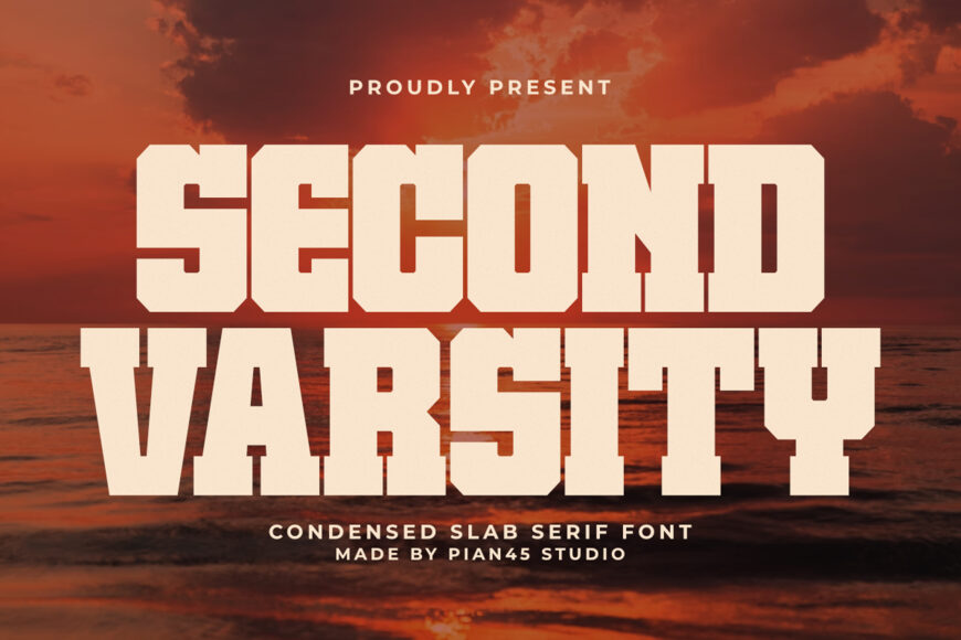 Second Varsity Font