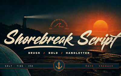 Shorebreak Script Font