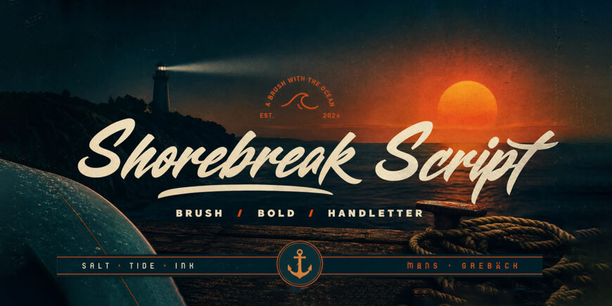Shorebreak Script Font