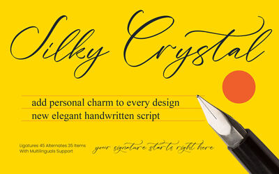 Silky Crystal Font