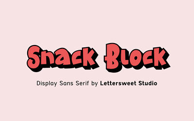 Snack Block Font