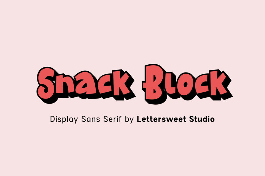 Snack Block Font