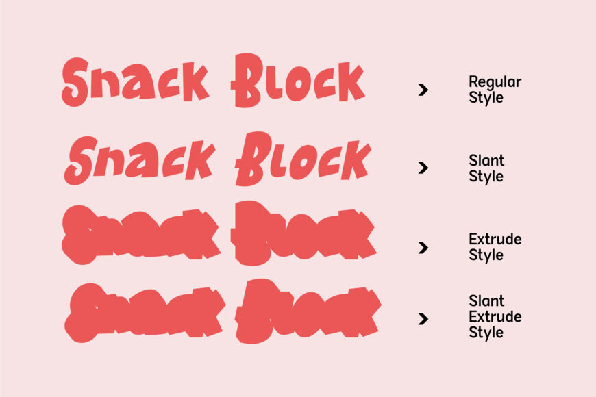 Snack Block Font