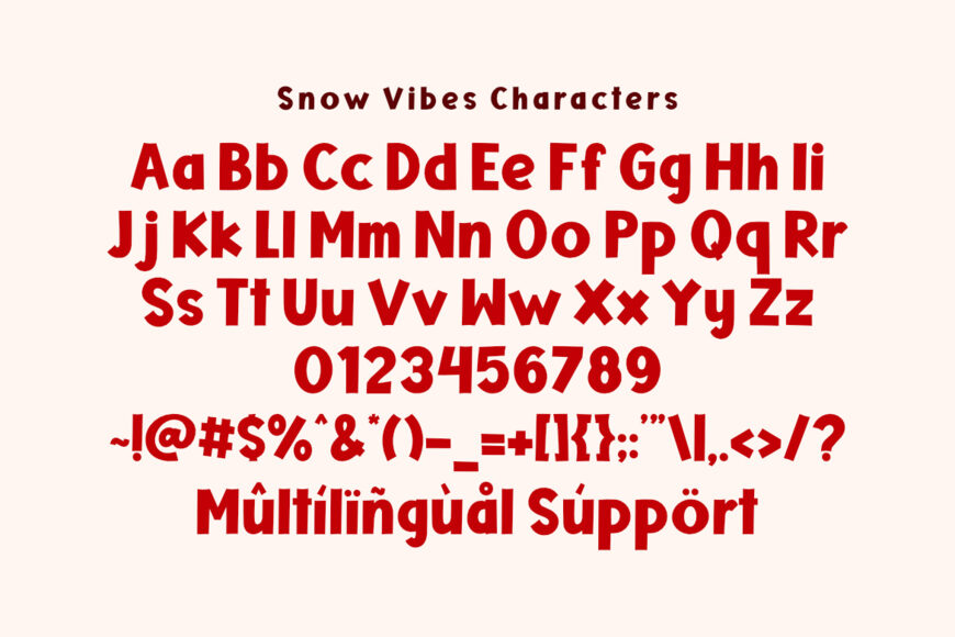 Snow Vibes Font
