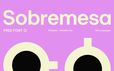 Sobremesa Font Family