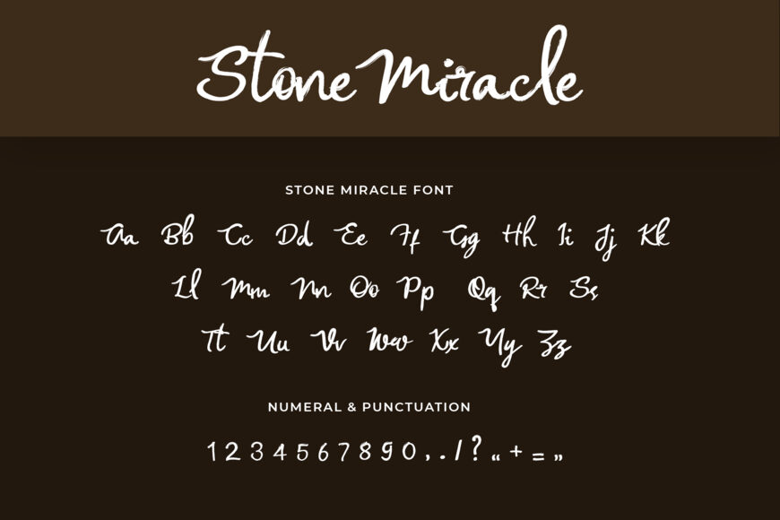 Stone Miracle Font