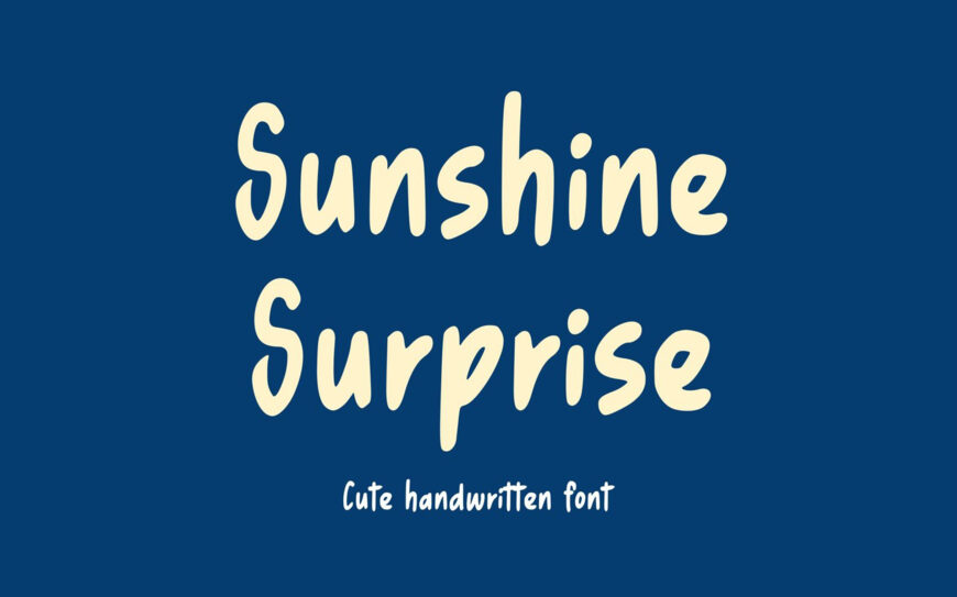 Sunshine Surprise Font