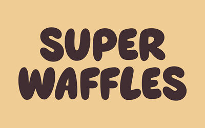 Super Waffles Font