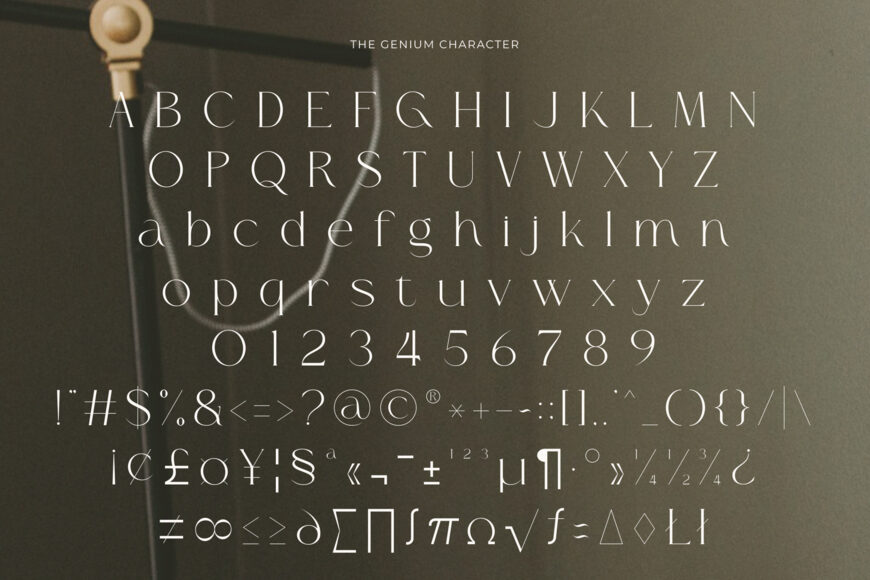 The Genium Font