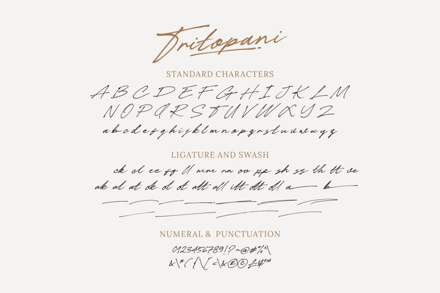 Tritopani Font