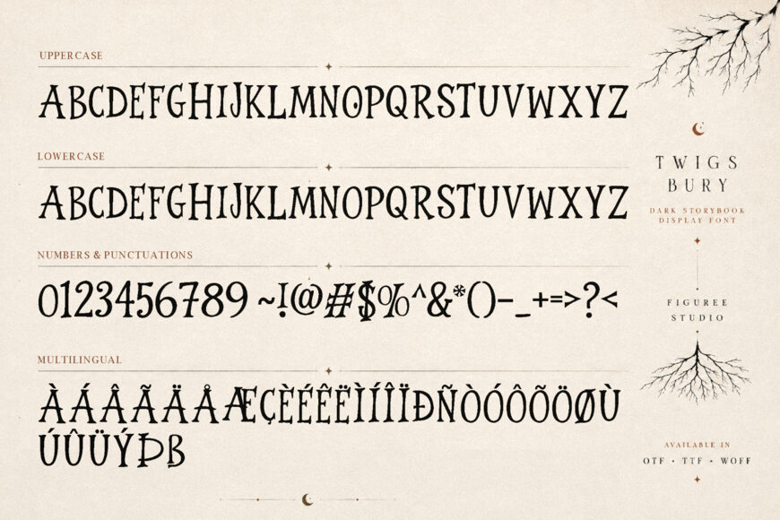 Twigsbury Font