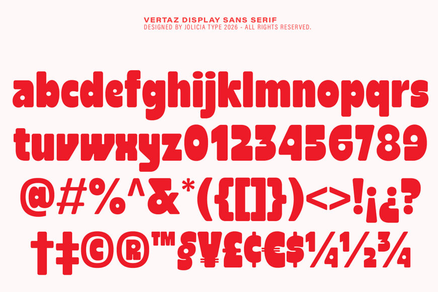 Vertaz Display Font
