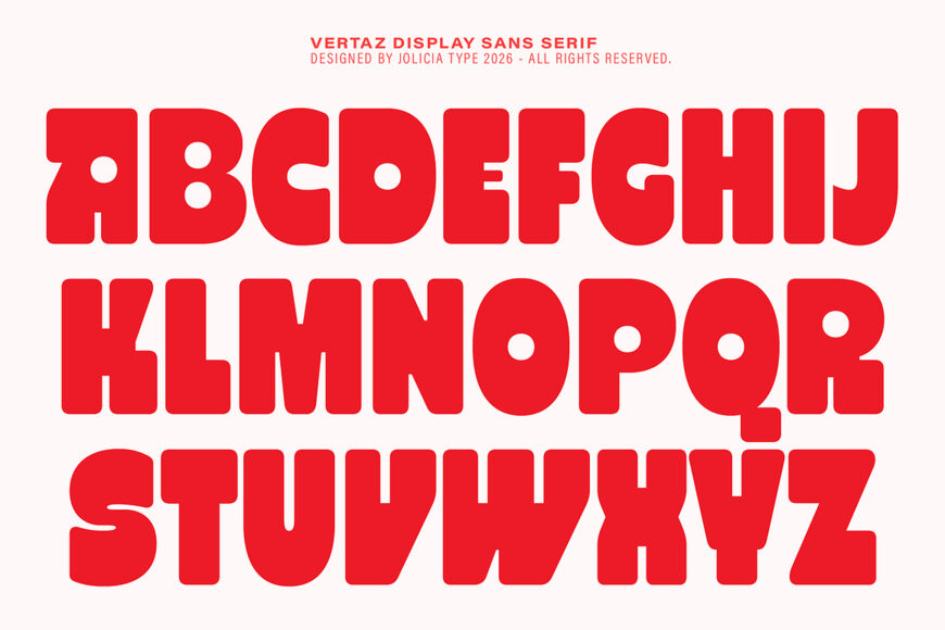 Vertaz Display Font