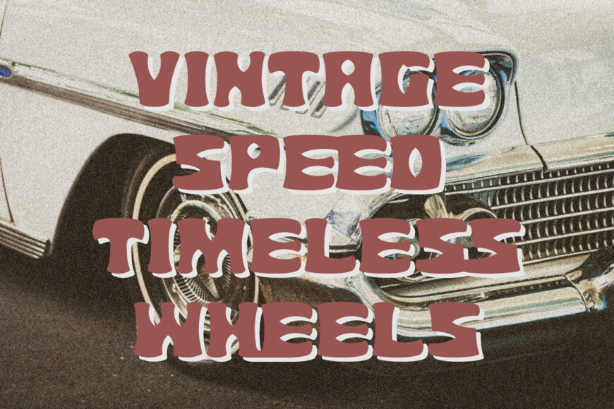 Vintage Runner Font