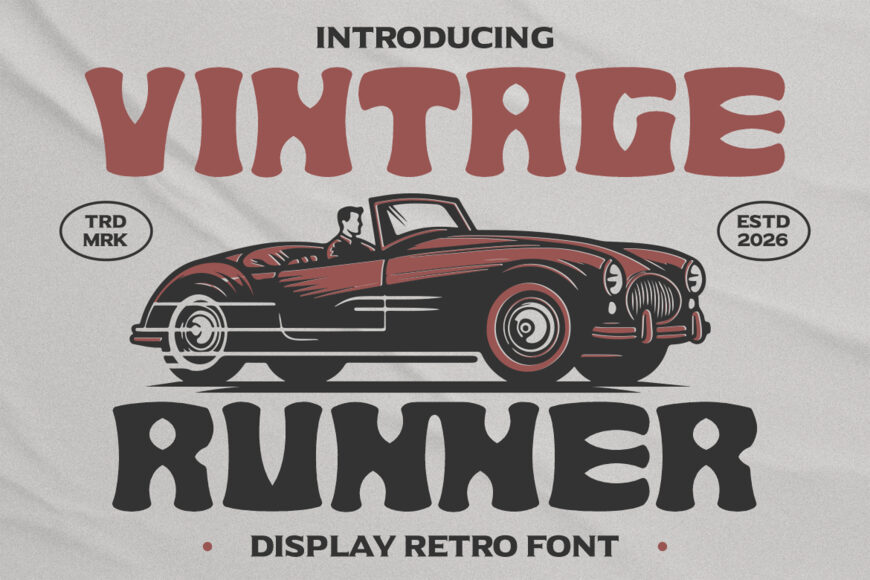 Vintage Runner Font