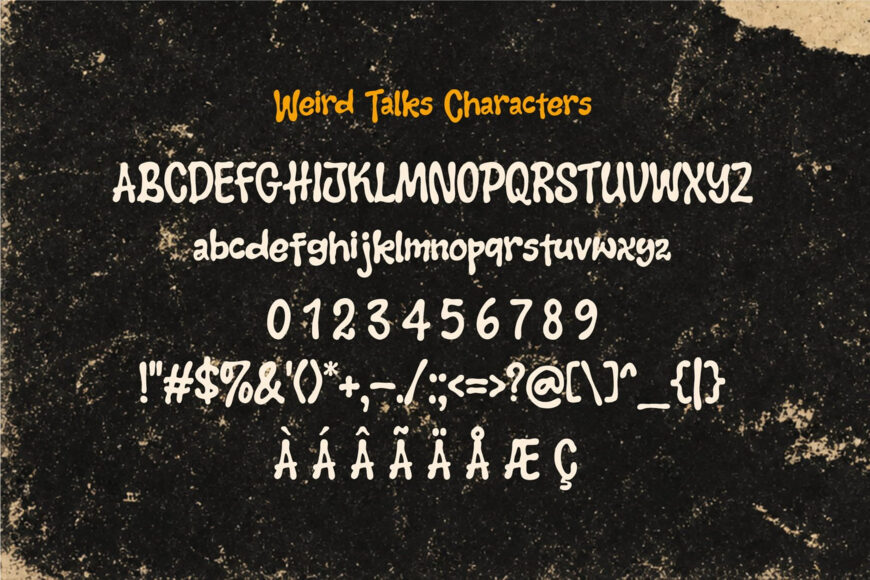 Weird Talks Font