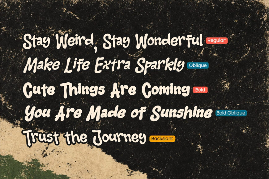 Weird Talks Font