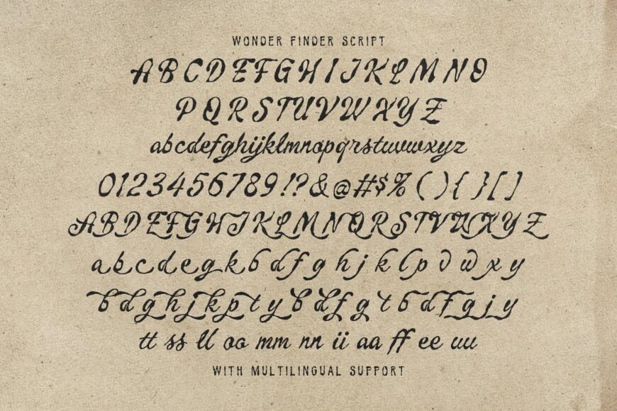 Wonder Finder Font Duo