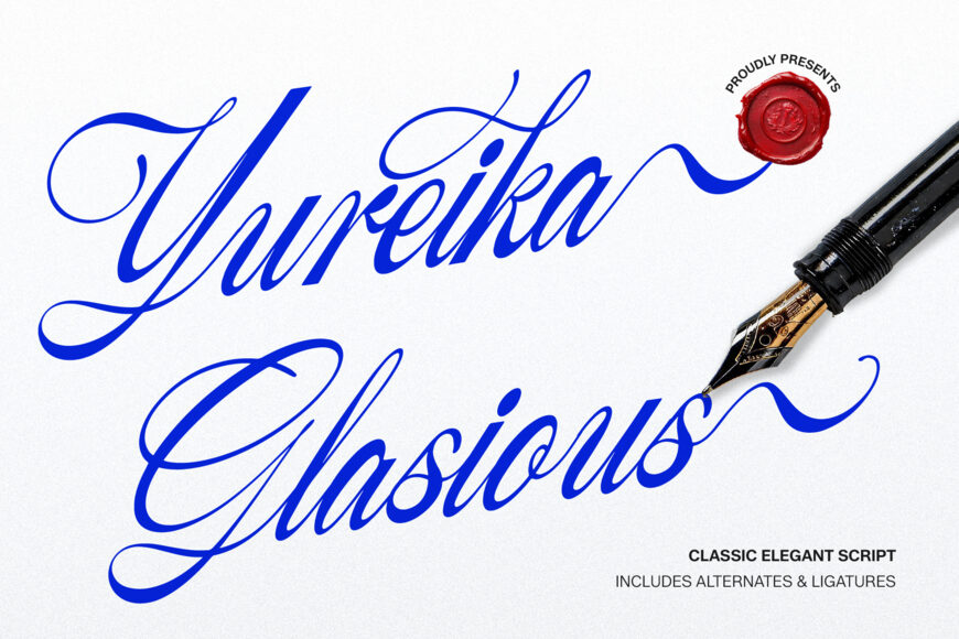 Yureika Glasious Font