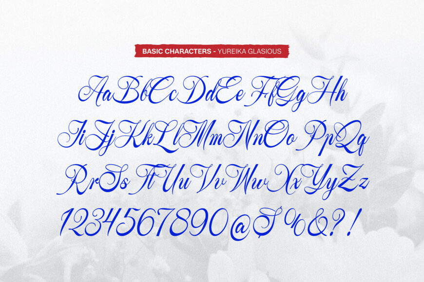 Yureika Glasious Font