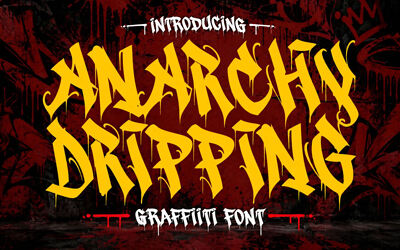 Anarchy Dripping Font