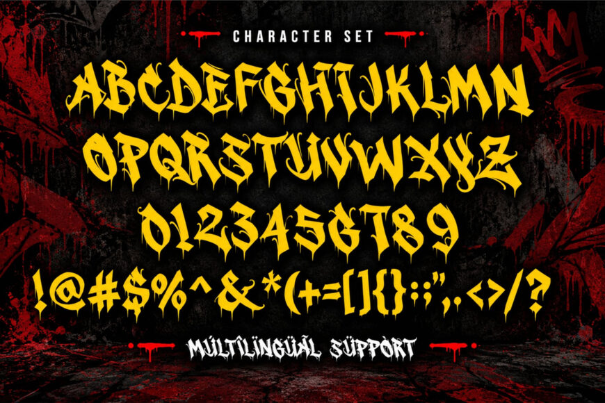 Anarchy Dripping Font