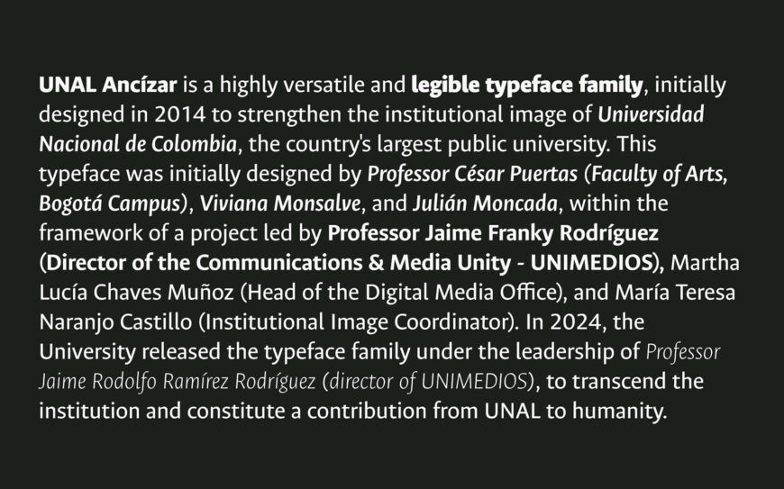 Ancizar Sans Font Family