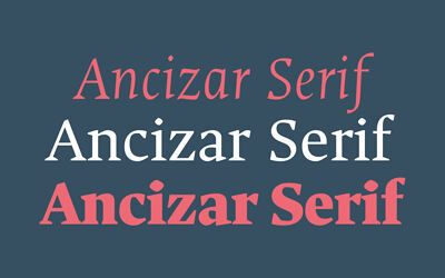 Ancizar Serif Font Family