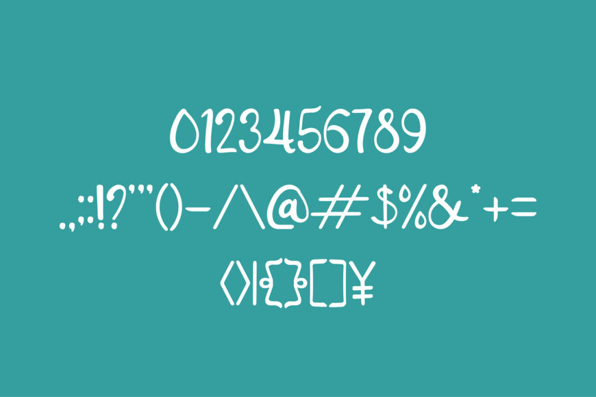 Arabica Menu Font
