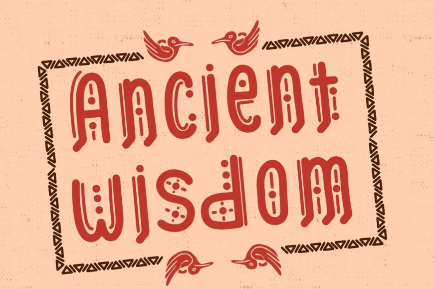 Aztec Line Font