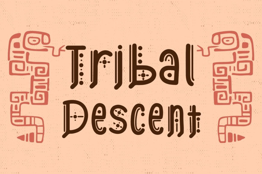 Aztec Line Font